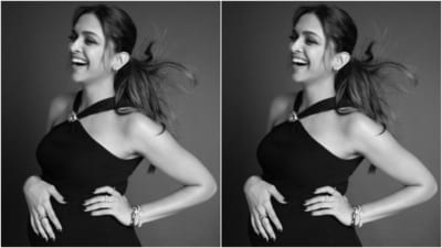 Deepika looked like a billion bucks as she played muse to fashion designer house Loewe and picked a sleek black bodycon dress for the event.&nbsp; (Instagram/@deepikapadukone)