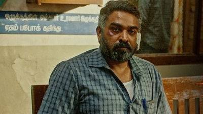 Vijay Sethupathi in a still from Maharaja.