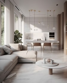 The classic white marble exudes timeless elegance and purity, perfect for a refined and sophisticated look. (Pinterest) The classic white marble exudes timeless elegance and purity, perfect for a refined and sophisticated look. (Pinterest)
