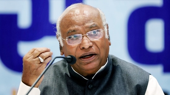 Congress National President Mallikarjun Kharge (ANI Photo) (Naeem Ansari)