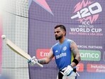 India's Virat Kohli during a practice session. India's Virat Kohli during a practice session.