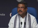 Union education minister Dharmendra Pradhan addresses briefing on NEET row. Union education minister Dharmendra Pradhan addresses briefing on NEET row.