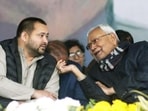 A file photo of Bihar chief minister Nitish Kumar with RJD leader Tejashwi Yadav A file photo of Bihar chief minister Nitish Kumar with RJD leader Tejashwi Yadav