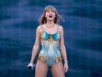 Singer Taylor Swift performs on stage during her Eras Tour at the Murrayfield Stadium in Edinburgh, Friday June 7, 2024. (Jane Barlow/PA via AP) Singer Taylor Swift performs on stage during her Eras Tour at the Murrayfield Stadium in Edinburgh, Friday June 7, 2024. (Jane Barlow/PA via AP)