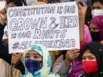 Advocate Altaf Khan, representing the students, questioned why hijabs and niqabs are suddenly causing disharmony. (AP)