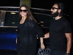 Deepika Padukone and Ranveer Singh were spotted at the Mumbai airport. Deepika Padukone and Ranveer Singh were spotted at the Mumbai airport.