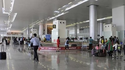 A bomb threat was received at the Shaheed Bhagat Singh International Airport, Chandigarh. (HT/File) A bomb threat was received at the Shaheed Bhagat Singh International Airport, Chandigarh. (HT/File)