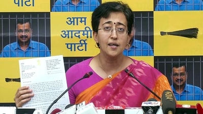 Delhi Water Minister Atishi addresses a press conference on Delhi water crisis (ANI ) Delhi Water Minister Atishi addresses a press conference on Delhi water crisis (ANI )