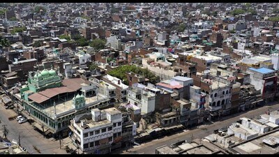 An aerial view of Prayagraj city (For representation only) (HT File Photo) An aerial view of Prayagraj city (For representation only) (HT File Photo)