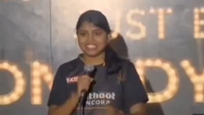 A stand-up comedian's jokes on RCB were greeted with awkward silence in Bengaluru. (X/@Dank_jetha) A stand-up comedian's jokes on RCB were greeted with awkward silence in Bengaluru. (X/@Dank_jetha)
