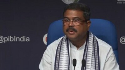 Union education minister Dharmendra Pradhan addresses briefing on NEET row. (X/ANI) Union education minister Dharmendra Pradhan addresses briefing on NEET row. (X/ANI)