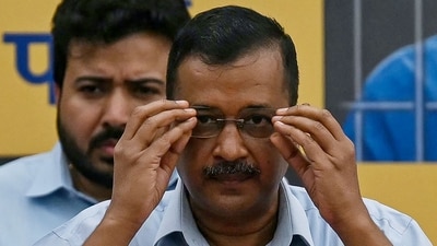 Delhi chief minister Arvind Kejriwal was arrested by the Enforcement Directorate in a money laundering case linked to the liquor policy. (AFP) Delhi chief minister Arvind Kejriwal was arrested by the Enforcement Directorate in a money laundering case linked to the liquor policy. (AFP)
