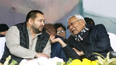 A file photo of Bihar chief minister Nitish Kumar with RJD leader Tejashwi Yadav A file photo of Bihar chief minister Nitish Kumar with RJD leader Tejashwi Yadav