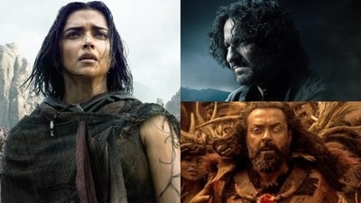Deepika Padukone, Saif Ali Khan, Bobby Deol in Kalki 2898 AD, Devara and Kanguva. Deepika Padukone, Saif Ali Khan, Bobby Deol in Kalki 2898 AD, Devara and Kanguva.