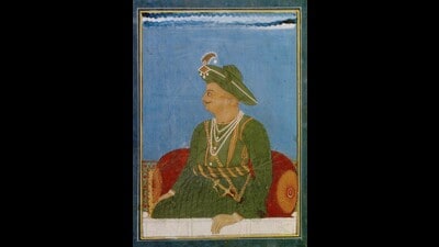Portrait of Tipu Sultan by an anonymous Indian artist in Mysore, ca. 1790–1800. (Fowler&fowler/ Wikimedia Commons) Portrait of Tipu Sultan by an anonymous Indian artist in Mysore, ca. 1790–1800. (Fowler&fowler/ Wikimedia Commons)