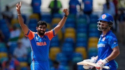 India were on top right from the beginning of the Afghanistan innings with Bumrah dismissing both openers in his first two overs inside the powerplay. (AP) India were on top right from the beginning of the Afghanistan innings with Bumrah dismissing both openers in his first two overs inside the powerplay. (AP)
