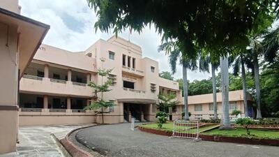 The Indian Law Society (ILS) Law College in Pune is in the final stages of becoming the first law university in Maharashtra even as it completed 100 years on Thursday. (MAHENDRA KOLHE/HT) The Indian Law Society (ILS) Law College in Pune is in the final stages of becoming the first law university in Maharashtra even as it completed 100 years on Thursday. (MAHENDRA KOLHE/HT)
