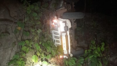 The accident took place in Balrampur district (Twitter/ANI Photo)