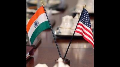 The flags of the United States and India adorn a conference table during a meeting between US Defense Secretary Jim Mattis and the Defence Minister of India Nirmala Sitharaman at the Pentagon in Washington, DC on December 3, 2018. (Photo by ROBERTO SCHMIDT / AFP) (AFP) The flags of the United States and India adorn a conference table during a meeting between US Defense Secretary Jim Mattis and the Defence Minister of India Nirmala Sitharaman at the Pentagon in Washington, DC on December 3, 2018. (Photo by ROBERTO SCHMIDT / AFP) (AFP)