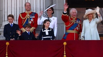 Queen Camilla displayed ‘sense of unity and collaboration’ with Charles and Kate at Trooping the Colour (Photo by HENRY NICHOLLS / AFP) Queen Camilla displayed ‘sense of unity and collaboration’ with Charles and Kate at Trooping the Colour (Photo by HENRY NICHOLLS / AFP)