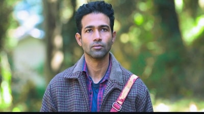 Vinod Rawat in a still from his debut film Pushtaini.