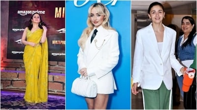 Today's list of best-dressed stars has all the midweek fashion inspo we need. From chic cocktail party fashion to keeping it simple and stylish in casual ensembles, to slaying it in the six yards of grace. From Alia Bhatt to Rasika Dugal to Shraddha Kapoor to Manushi Chhillar, here is a list of stars who made their fans swoon as they stepped out and served us with major fashion inspo. Today's list of best-dressed stars has all the midweek fashion inspo we need. From chic cocktail party fashion to keeping it simple and stylish in casual ensembles, to slaying it in the six yards of grace. From Alia Bhatt to Rasika Dugal to Shraddha Kapoor to Manushi Chhillar, here is a list of stars who made their fans swoon as they stepped out and served us with major fashion inspo.