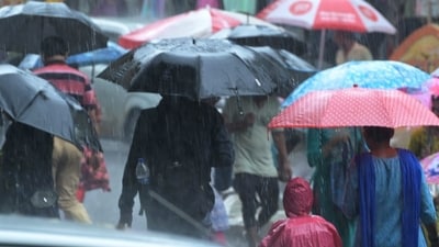Thane Municipal Corporation's disaster management cell chief Yasin Tadvi told PTI that the city received 35.51 mm rainfall in the 24-hour period ending at 8.30 am on Thursday, (Praful Gangurde/HT photo) Thane Municipal Corporation's disaster management cell chief Yasin Tadvi told PTI that the city received 35.51 mm rainfall in the 24-hour period ending at 8.30 am on Thursday, (Praful Gangurde/HT photo)