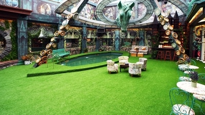 The pictures and statues in the garden-pool area of Bigg Boss OTT 3 symbolises conquests, magic spell, uncertainty and conspiracy. The mystical theme amicably complements the cut-throat competion in the reality series. 
