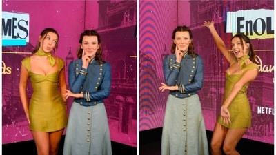 Millie Bobby Brown recently posed with the Enola Holmes statue at Madame Tussauds museum in London. The actor surprised her fans who were present at the venue to see her wax statue from the mystery-adventure series based on The Case of the Missing Marquess: An Enola Holmes Mystery by Nancy Springer. Millie Bobby Brown recently posed with the Enola Holmes statue at Madame Tussauds museum in London. The actor surprised her fans who were present at the venue to see her wax statue from the mystery-adventure series based on The Case of the Missing Marquess: An Enola Holmes Mystery by Nancy Springer.