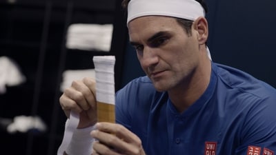 A still from Federer: Twelve Final Days. A still from Federer: Twelve Final Days.