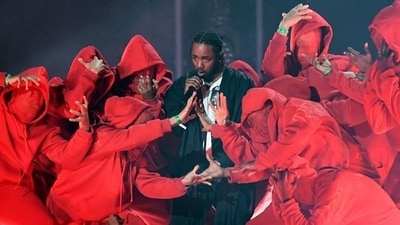 Kendrick Lamar performs Not Like Us five times at The Pop Out (AFP) Kendrick Lamar performs Not Like Us five times at The Pop Out (AFP)