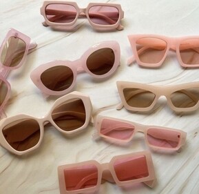 Peach fuzz sunglasses (Photo by Hareera Hussain) Peach fuzz sunglasses (Photo by Hareera Hussain)