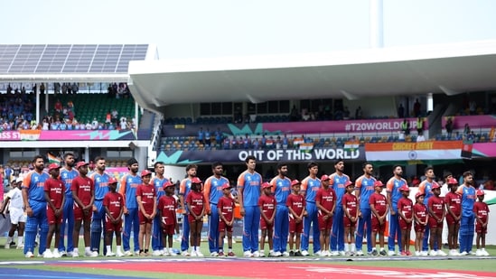 Rohit Sharma's Team India wears black armbands in memory of David Johnson (BCCI)