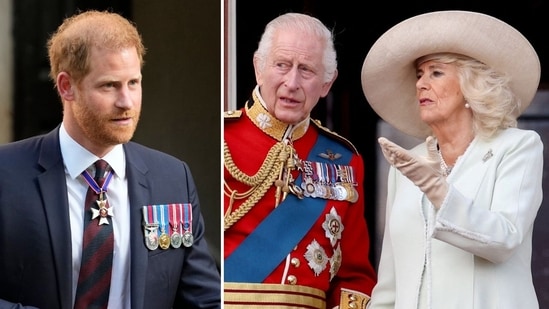 Prince Harry ‘on his own’ as King Charles thinks ‘criticism of Camilla’ is ‘unforgivable' (AP Photo/Kirsty Wigglesworth, File, REUTERS/Hollie Adams TPX IMAGES OF THE DAY)