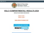Assam HSLC Compartmental result 2024 released at sebaonline.org. Here's how to check. Assam HSLC Compartmental result 2024 released at sebaonline.org. Here's how to check.