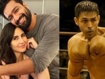 Katrina and Vicky watch Chandu Champion Katrina and Vicky watch Chandu Champion