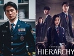 Ji Sung, as seen in SBS TV's Connection (left). The cast of Netflix's Hierarchy (right). Ji Sung, as seen in SBS TV's Connection (left). The cast of Netflix's Hierarchy (right).