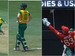 David Miller (c) wasn't too happy with Heinrich Klaasen's effort, as Jos Buttler produced a stunning bit of fielding David Miller (c) wasn't too happy with Heinrich Klaasen's effort, as Jos Buttler produced a stunning bit of fielding