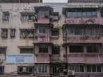 Mumbai, India - June 11, 2024: 500 residents in Kailash Parbat CHS adjacent to BKC junction to be rendered homeless, as BMC will come armed with police protection on June 19 to evict them after court ordered demolition of the C1 category building in Mumbai, India, on Tuesday, June 11, 2024. (Photo by Satish Bate/ Hindustan Times) (Hindustan Times) Mumbai, India - June 11, 2024: 500 residents in Kailash Parbat CHS adjacent to BKC junction to be rendered homeless, as BMC will come armed with police protection on June 19 to evict them after court ordered demolition of the C1 category building in Mumbai, India, on Tuesday, June 11, 2024. (Photo by Satish Bate/ Hindustan Times) (Hindustan Times)