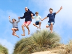 Prince George (10), Princess Charlotte (9), and Prince Louis (6) shared a new photo, again clicked by Kate Middleton, to wish their father, Prince William, on his 42nd birthday (Friday, June 21).