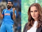 Ace cricketer Mohammed Shami (left) and tennis leged Sania Mirza (right). Ace cricketer Mohammed Shami (left) and tennis leged Sania Mirza (right).