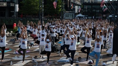 Around the world, Embassies and Indian Missions abroad will participate in the celebrations, showcasing yoga's broad impact. (Indian Embassy in US (X)) Around the world, Embassies and Indian Missions abroad will participate in the celebrations, showcasing yoga's broad impact. (Indian Embassy in US (X))