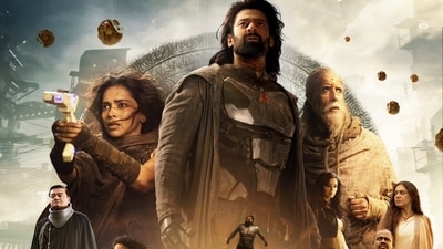 Kalki 2898 AD release trailer: Deepika Padukone, Prabhas, Amitabh Bachchan in a new poster. Kalki 2898 AD release trailer: Deepika Padukone, Prabhas, Amitabh Bachchan in a new poster.