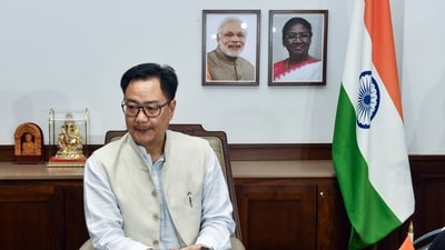 Parliamentary Affairs minister Kiren Rijiju. (ANI)