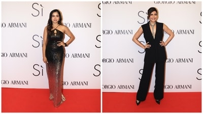 Manisha Rani sparkled in a dark dress and Karisma Tanna showed bossy vibes in her pantsuit. Manisha Rani sparkled in a dark dress and Karisma Tanna showed bossy vibes in her pantsuit.