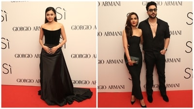 Tejasswi Prakash channeled Angelina Jolie in this black outfit. Matching her on red carpet were fellow Bigg Boss contestants, Aly Goni and Jasmin Bhasin. Tejasswi Prakash channeled Angelina Jolie in this black outfit. Matching her on red carpet were fellow Bigg Boss contestants, Aly Goni and Jasmin Bhasin.