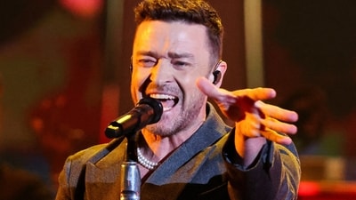 FILE PHOTO: Justin Timberlake performs during the iHeartRadio Music Awards at Dolby Theatre in Los Angeles, California, U.S., April 1, 2024. REUTERS/Mario Anzuoni/File Photo (REUTERS)