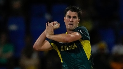 Australia's Pat Cummins bowls in T20 World Cup (PTI) Australia's Pat Cummins bowls in T20 World Cup (PTI)