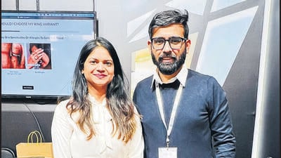 Rings & I, co-founded by Priyanka Padhye and Rohit Hudke, offers personalised, tech-driven approach to jewellery customers. (HT)