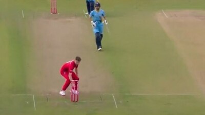 Shan Masood survived a hit-wicket and run out. Shan Masood survived a hit-wicket and run out.